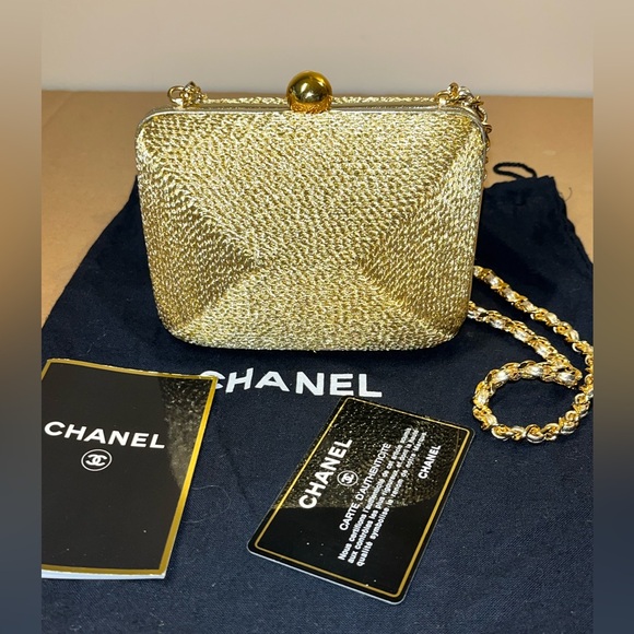 Authentic Chanel Party Pill Box Shoulder Bag - Picture 5 of 16